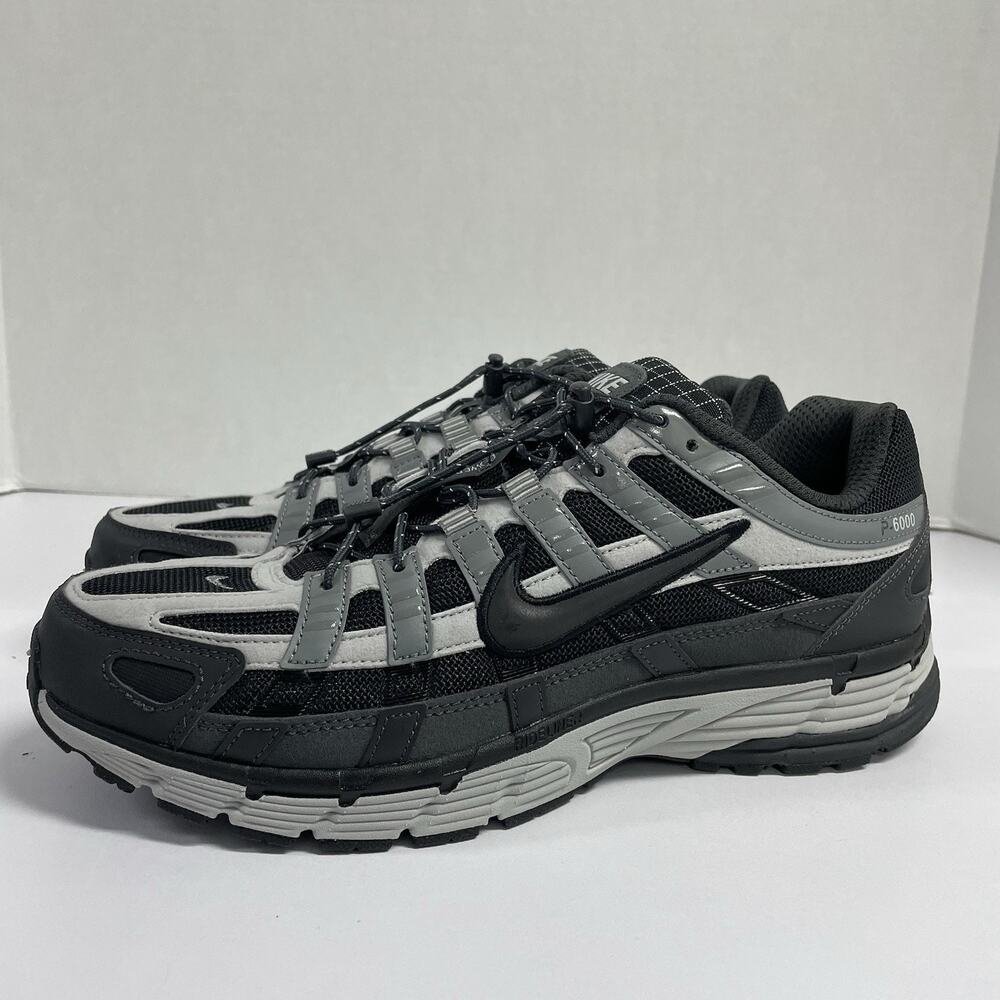 Nike P-6000 Premium Anthracite Smoke Grey HQ3818 001 Size 9.5 Men Mesh Runner